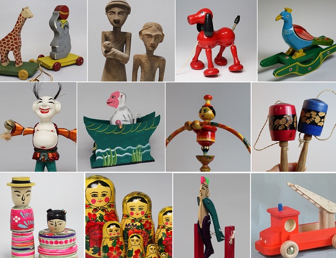 村岡民俗資料館まほろば「世界の木のおもちゃ展」 | 日本玩具博物館